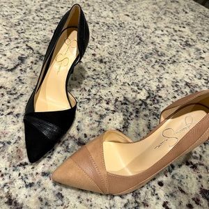 Two Pairs of Jessica Simpson Heels Brand New